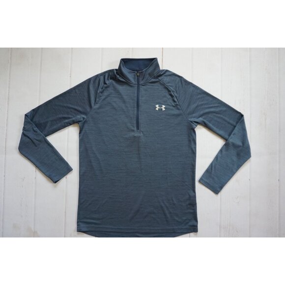 Under Armour Other - Under Armour Men's  Blue Quarter-Zip Pullover – Size M